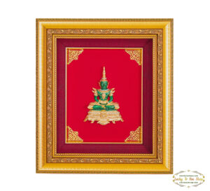 กรอบหุ้มผ้าไหมพระแก้ว