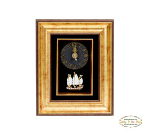 นาฬิกากรอบทองลายเรือใบ