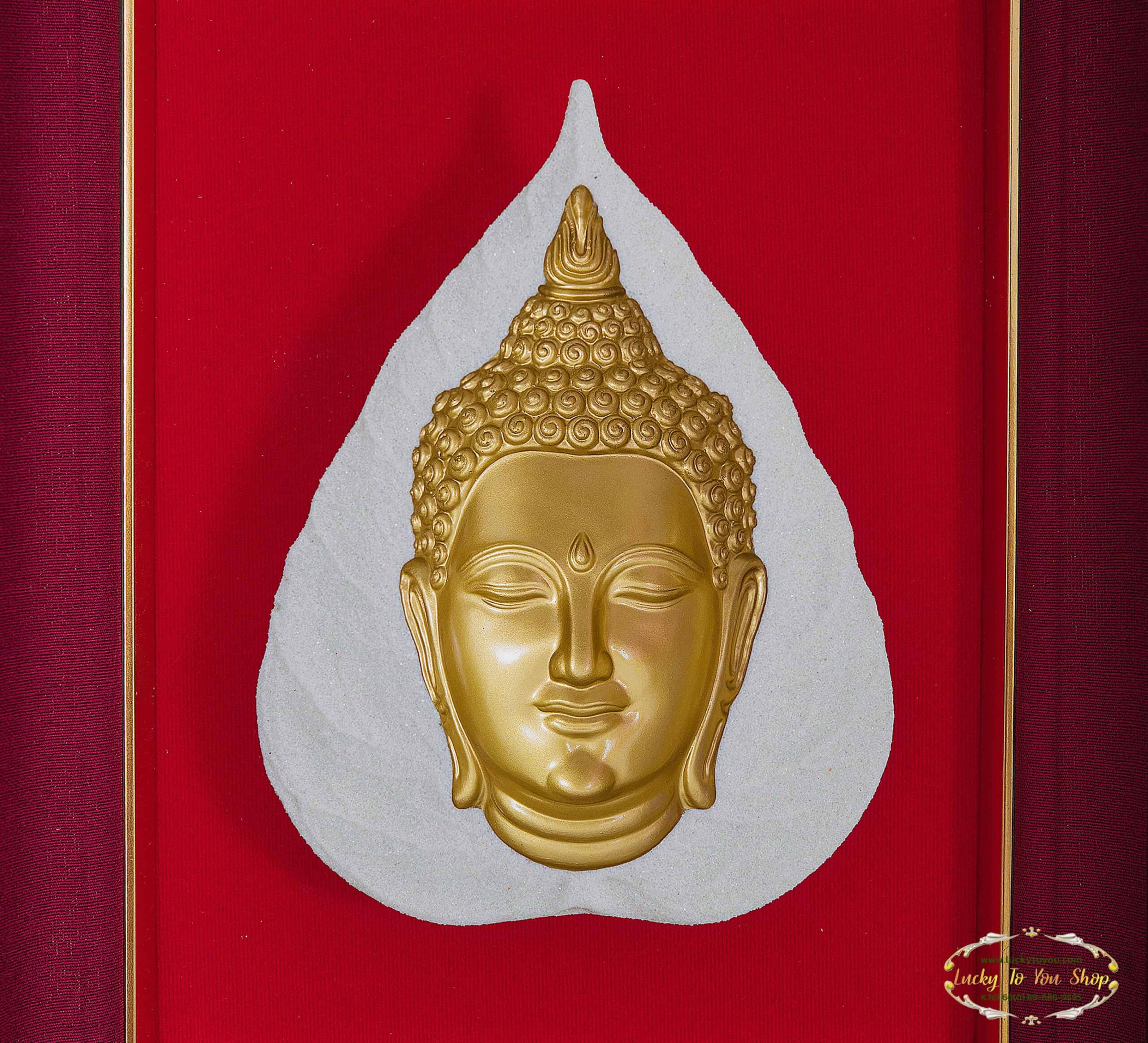 กรอบหุ้มผ้าไหมพระมองตาม