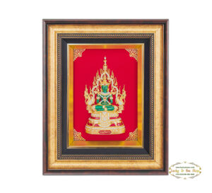 กรอบทองรมดำพระแก้ว